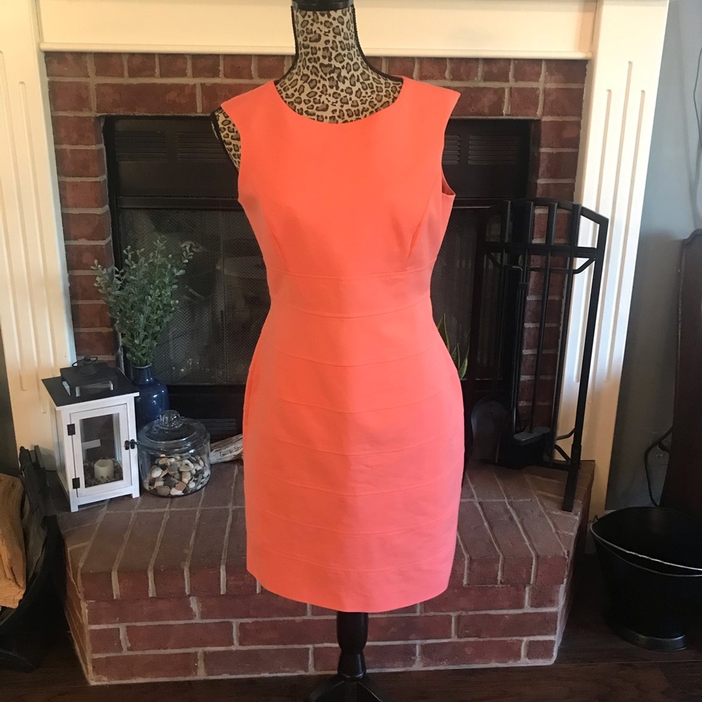 ANTONIO MELANI Coral Sheath Dress